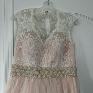 Coco melody wedding dress dusty pink